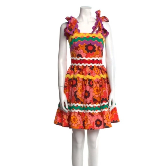 CeliaB Lazuli Tropical Multicolor Floral Sleeveless Mini Dress - Picture 2 of 5